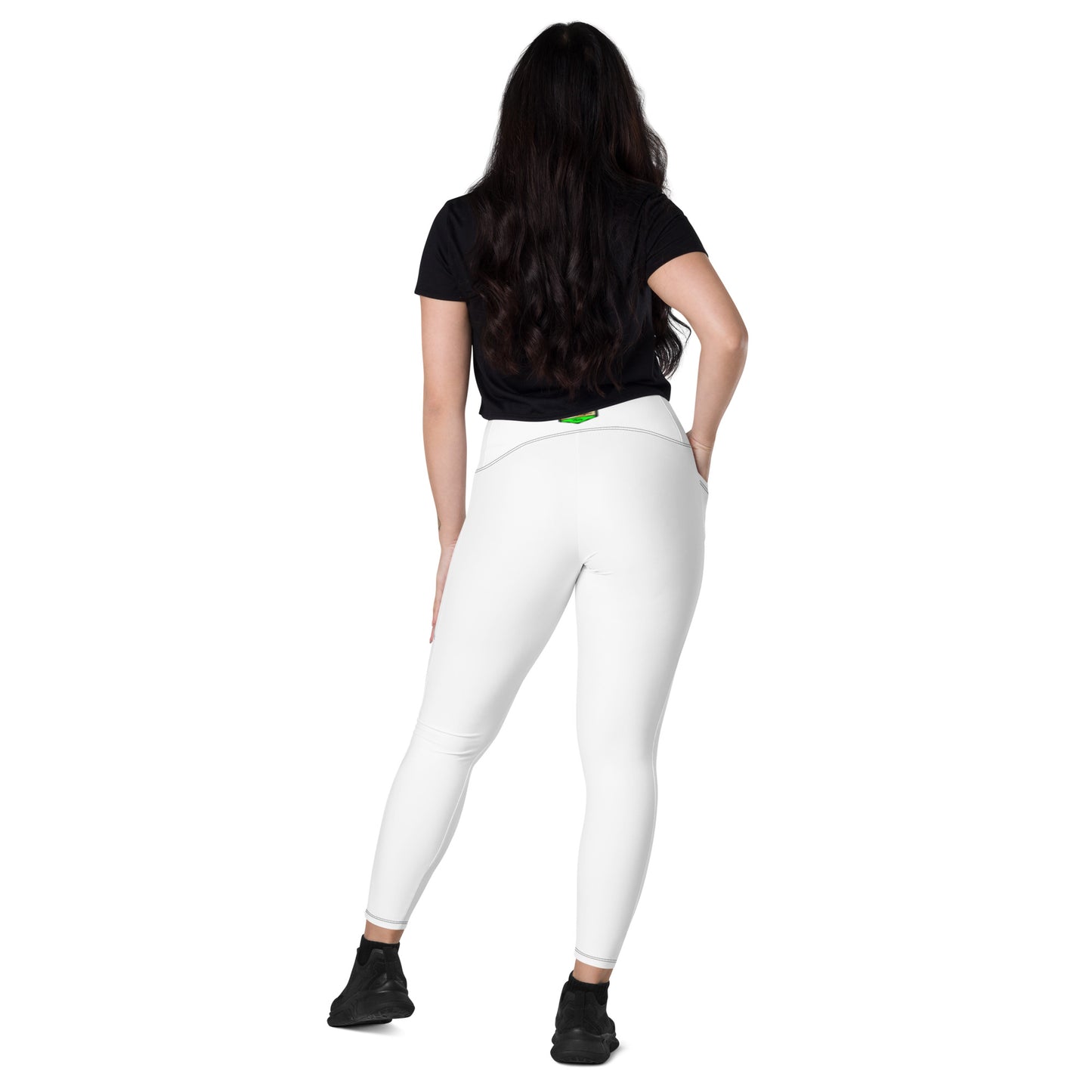 Iam Coffeetea Brawlin Crossover leggings with pockets