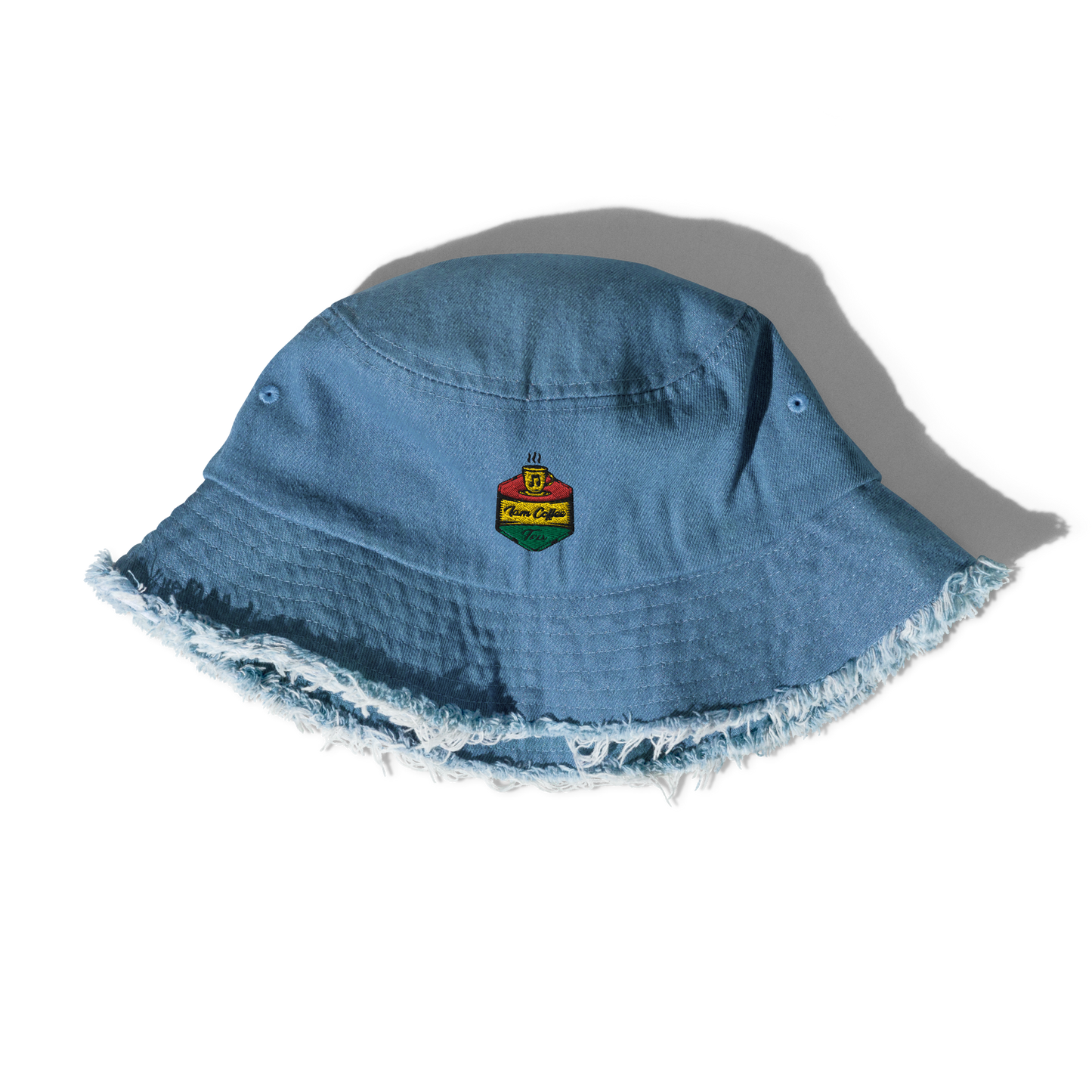 Iam Coffeetea denim bucket hat