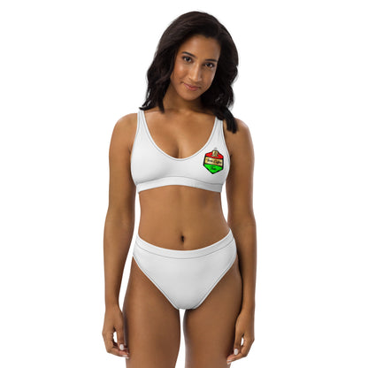 Iam Coffeetea Recycled high-waisted bikini