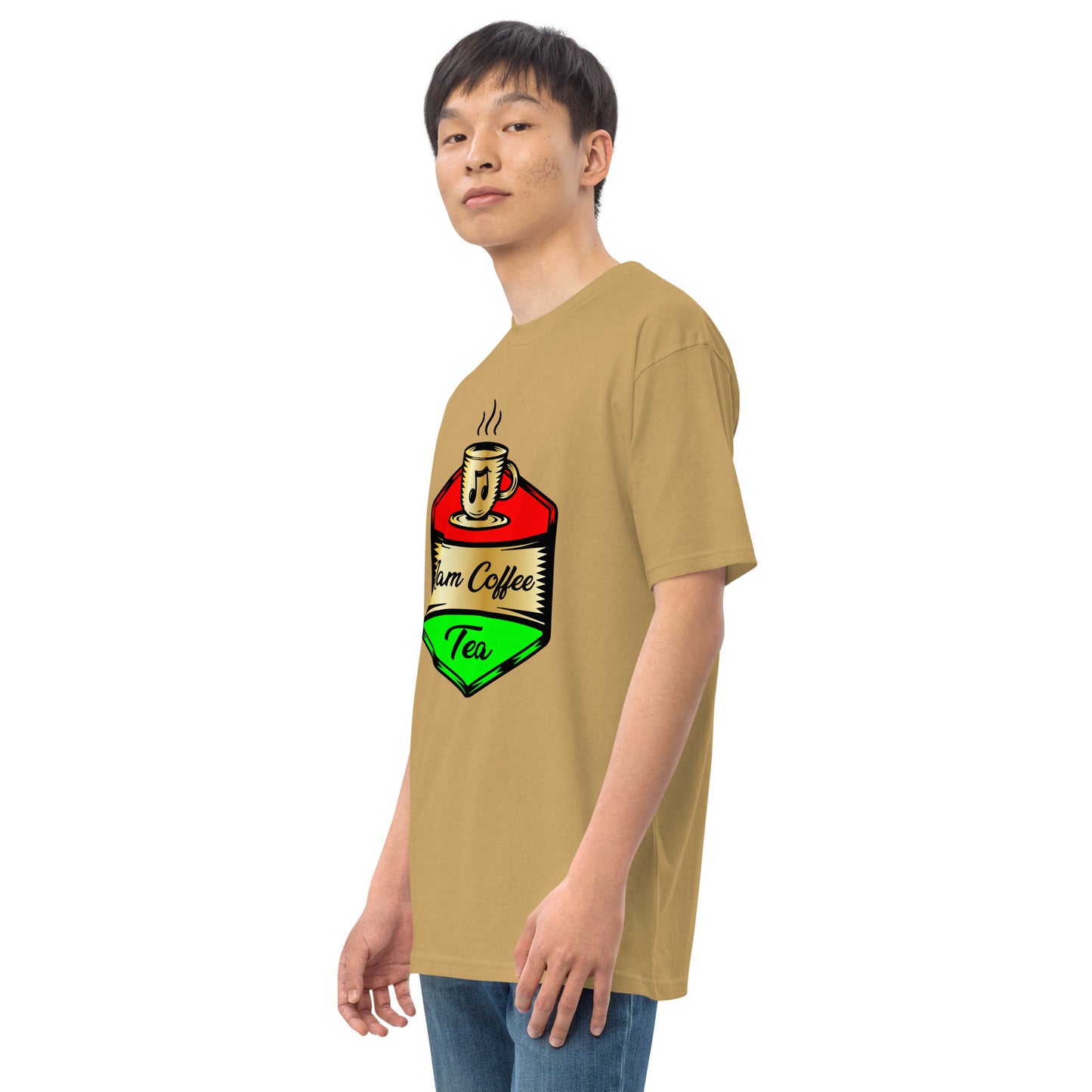 Iam Coffeetea Men’s premium heavyweight tee
